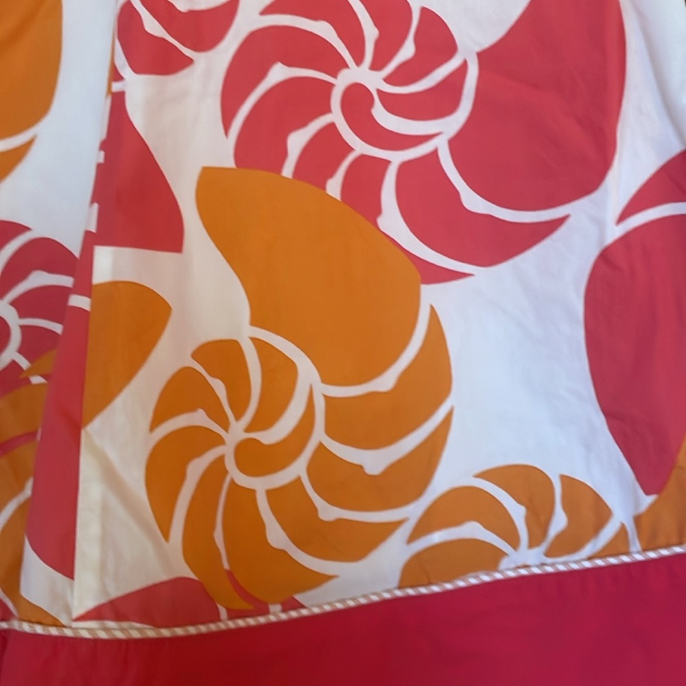 LL bean shell pattern skirt - Picture 2 of 9